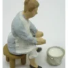 Arttista 1268 O Woman to Milk Cow Pewter Figure - Model Train Junction: Quality Parts and Art Supplies