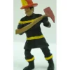 Arttista 1317 Pewter Firefighter with Axe Pewter Figure - Model Train Junction: Quality Parts and Art Supplies
