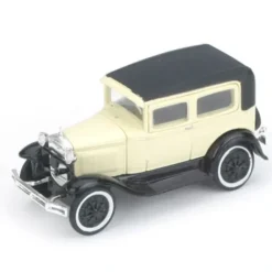 Athearn 26403 1:87 HO Cream Ford Model A Sedan Ready To Roll - Model Train Junction: Quality Parts and Art Supplies