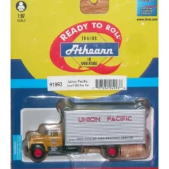 Athearn 91993 1:87 Scale Union Pacific Ford F-850 Box Van Truck - Model Train Junction: Quality Parts and Art Supplies