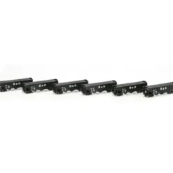 Athearn 76378 B&O 40' 3-Bay Ribbed Hopper w/Load 6-Car Set - Model Train Junction: Quality Parts and Art Supplies