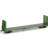 Athearn 88114 BN 60' Bulkhead Flatcar #2 - Model Train Junction: Quality Parts and Art Supplies