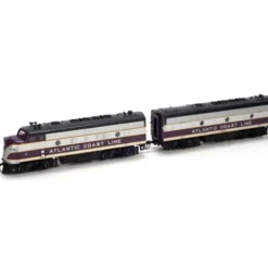 Athearn 80381 HO Atlantic Coast Line F7A-F7B Diesel Locomotive #392/#392B - Model Train Junction: Quality Parts and Art Supplies