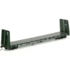 Athearn 88126 HO Brtitish Columbia Railway 60' Bulkhead Flat # 866384 - Model Train Junction: Quality Parts and Art Supplies