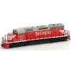 Athearn 89881 HO CB&Q/C&S SD40 RTR Diesel Locomotive #887 - Model Train Junction: Quality Parts and Art Supplies