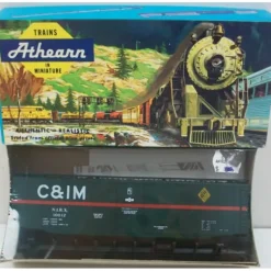 Athearn 269 HO Chicago & Illinois Midland 50' Boxcar Kit - Model Train Junction: Quality Parts and Art Supplies