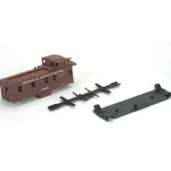 Athearn 1267 HO Chicago and North Western 34' Cupola Caboose Kit - Model Train Junction: Quality Parts and Art Supplies