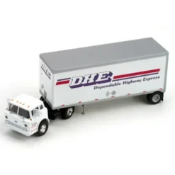 Athearn 91031 HO DHE Ford C & 28' Wedge Trailer RTR - Model Train Junction: Quality Parts and Art Supplies
