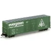 Athearn 69035 HO Evergreen Freight Car Corp. 50' PC&F Plug Door Box Car #3025 - Model Train Junction: Quality Parts and Art Supplies