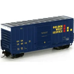 Athearn 76610 HO Golden West Service 40'Outside-Braced High Cube Box Car #134015 - Model Train Junction: Quality Parts and Art Supplies