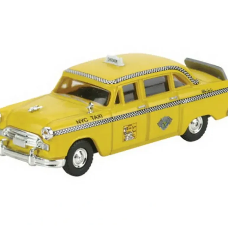 Athearn 26375 HO New York Yellow Checker A8 Taxi - Model Train Junction: Quality Parts and Art Supplies