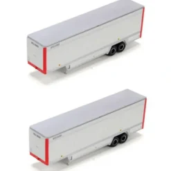 Athearn 27953 HO Red/Vertical UPSZ 40' Pacel Trailer Ready To Roll (Pack of 2) - Model Train Junction: Quality Parts and Art Supplies