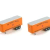 Athearn 92481 HO RTR 25' Trailers, T&P (2) - Model Train Junction: Quality Parts and Art Supplies