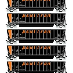 Athearn 94936 HO RTR Bathtub Gondola w/Load, UFIX #3 (5) - Model Train Junction: Quality Parts and Art Supplies