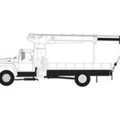 Athearn 96814 HO RTR Ford F-850 Boom Truck, White - Model Train Junction: Quality Parts and Art Supplies