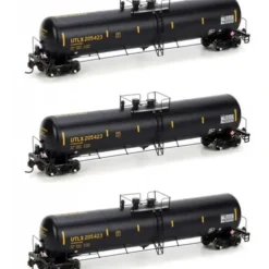 Athearn 97612 HO RTR 30,000-Gallon Ethanol Tank, UTLX #3 (3) - Model Train Junction: Quality Parts and Art Supplies