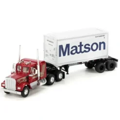 Athearn 92645 HO RTR Kenworth w/20' Container, Matson #2 - Model Train Junction: Quality Parts and Art Supplies