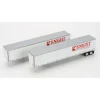 Athearn 28404 HO RTR Knight Transport 53'' Wabash Duraplate Trailers - Model Train Junction: Quality Parts and Art Supplies