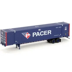 Athearn 28966 HO RTR Pacer 53' Jindo Intermodal Container W/Chassis - Model Train Junction: Quality Parts and Art Supplies