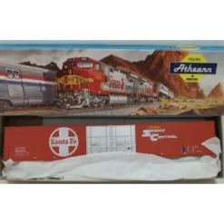 Athearn 1975 HO Santa Fe 86' 4Door High Cube Box Kit - Model Train Junction: Quality Parts and Art Supplies