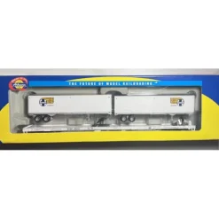 Athearn 93281 HO Santa Fe 85' Flat Car With 2-40' Trailers #89072 - Model Train Junction: Quality Parts and Art Supplies