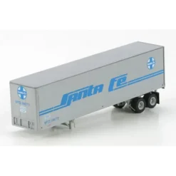 Athearn 73307 HO Santa Fe 40' Smooth Side Z-Van Trailers (Set of 2) - Model Train Junction: Quality Parts and Art Supplies