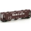Athearn 89044 HO Santa Fe PS-2 2893 Covered Hopper #300390 - Ready to Run - Model Train Junction: Quality Parts and Art Supplies