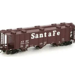 Athearn 89045 HO Santa Fe PS-2 2893 Covered Hopper #300433 - RTR - Model Train Junction: Quality Parts and Art Supplies