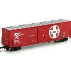 Athearn 89380 HO Santa Fe RTR 50' Combo Door Box # 49839 - Model Train Junction: Quality Parts and Art Supplies