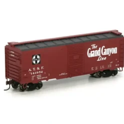 Athearn 70044 HO Scale AT&SF/Grand Canyon Line 40' Steel Door Box Car #141952 - Model Train Junction: Quality Parts and Art Supplies