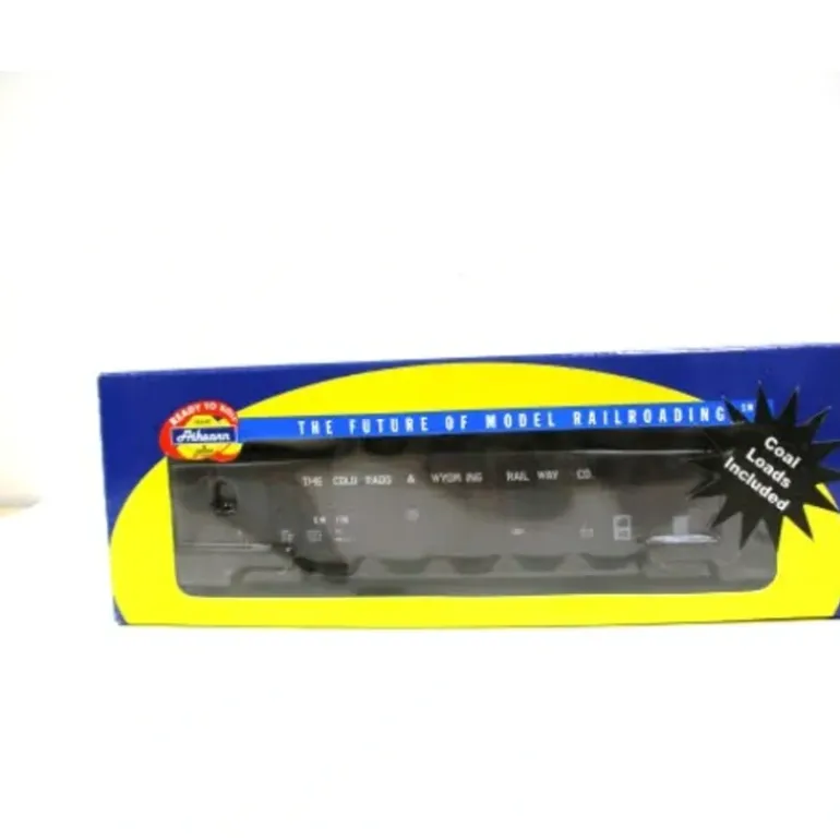 Athearn 94627 HO Scale Colorado & Wyoming Ortner 5-Bay Rapid Discharge Hopper - Model Train Junction: Quality Parts and Art Supplies