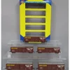 Athearn 97884 HO Scale Cotton Belt 50' FMC Double Door Boxcars (Set of 5) - Model Train Junction: Quality Parts and Art Supplies