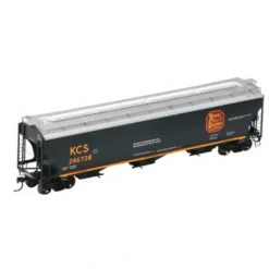 Athearn 89284 HO Scale Kansas City Southern Trinity Covered Hopper #286728 - Model Train Junction: Quality Parts and Art Supplies