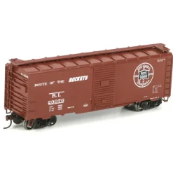 Athearn 70068 HO Scale Rock Island 40' Youngstown Steel Door Boxcar #23076 - Model Train Junction: Quality Parts and Art Supplies