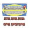 Athearn 94943 HO Scale Southern Pacific 26' Lo-Sided Ore Cars 6-Pack - Model Train Junction: Quality Parts and Art Supplies