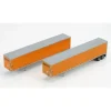 Athearn 28405 HO Schneider 53' Wabash Duraplate Trailers #1 (Set of 2) - Model Train Junction: Quality Parts and Art Supplies