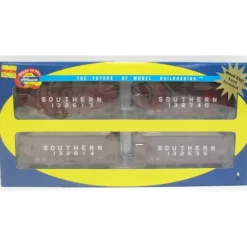 Athearn 76412 HO Southern 40' Ribbed Wood Chip Hopper 4-Pack - Model Train Junction: Quality Parts and Art Supplies