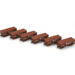 Athearn 94944 HO Southern Pacific 26' Lo-Side Ore Car W/Loads (Set of 6) - Model Train Junction: Quality Parts and Art Supplies