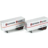 Athearn 92487 HO Southern Pacific 25' Trailers (Set of 2) - Model Train Junction: Quality Parts and Art Supplies