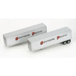 Athearn 73274 HO Southern Pacific 40'''' Fruehauf Z-Van Trailers #2 (Set of 2) - Model Train Junction: Quality Parts and Art Supplies