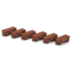 Athearn 94987 HO Southern Pacific 26' Hi-Sided Ore Cars (Set of 6) - Model Train Junction: Quality Parts and Art Supplies
