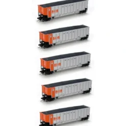 Athearn 97001 KCLX Bethgon Coalporter Set #1 (5 Cars) - Model Train Junction: Quality Parts and Art Supplies