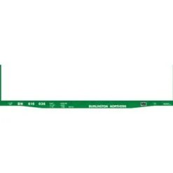 Athearn 10871 N Burlington Northern 53' Bulkhead Flatcar #616036 - Model Train Junction: Quality Parts and Art Supplies