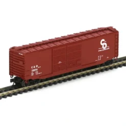 Athearn 14145 N Chesapeake and Ohio 50' PS-1 Double Door Brown Boxcar #28016 - Model Train Junction: Quality Parts and Art Supplies