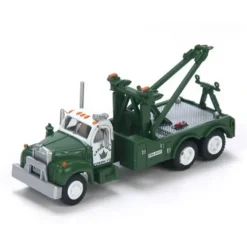 Athearn 13886 N Mack B Tow Truck, Green Leaf Towing - Model Train Junction: Quality Parts and Art Supplies