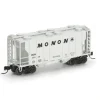 Athearn 12060 N Monon PS-2 2600 Covered Hopper #50026 - Model Train Junction: Quality Parts and Art Supplies