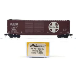 Athearn 14188 N Santa Fe 50' PS-1 Double Door Box Blue #6853 - Model Train Junction: Quality Parts and Art Supplies