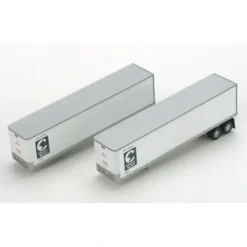 Athearn 14204 N Scale Chessie 40' Fruehauf Smooth Trailers #2 (Set of 2) - Model Train Junction: Quality Parts and Art Supplies