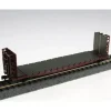 Athearn 10882 N TTX 53' Bulkhead Flatcar Brown #475293 - Model Train Junction: Quality Parts and Art Supplies