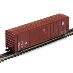 Athearn 17280 N Union Pacific 50' FMC Offset Double Door Boxcar Red #300362 - Model Train Junction: Quality Parts and Art Supplies